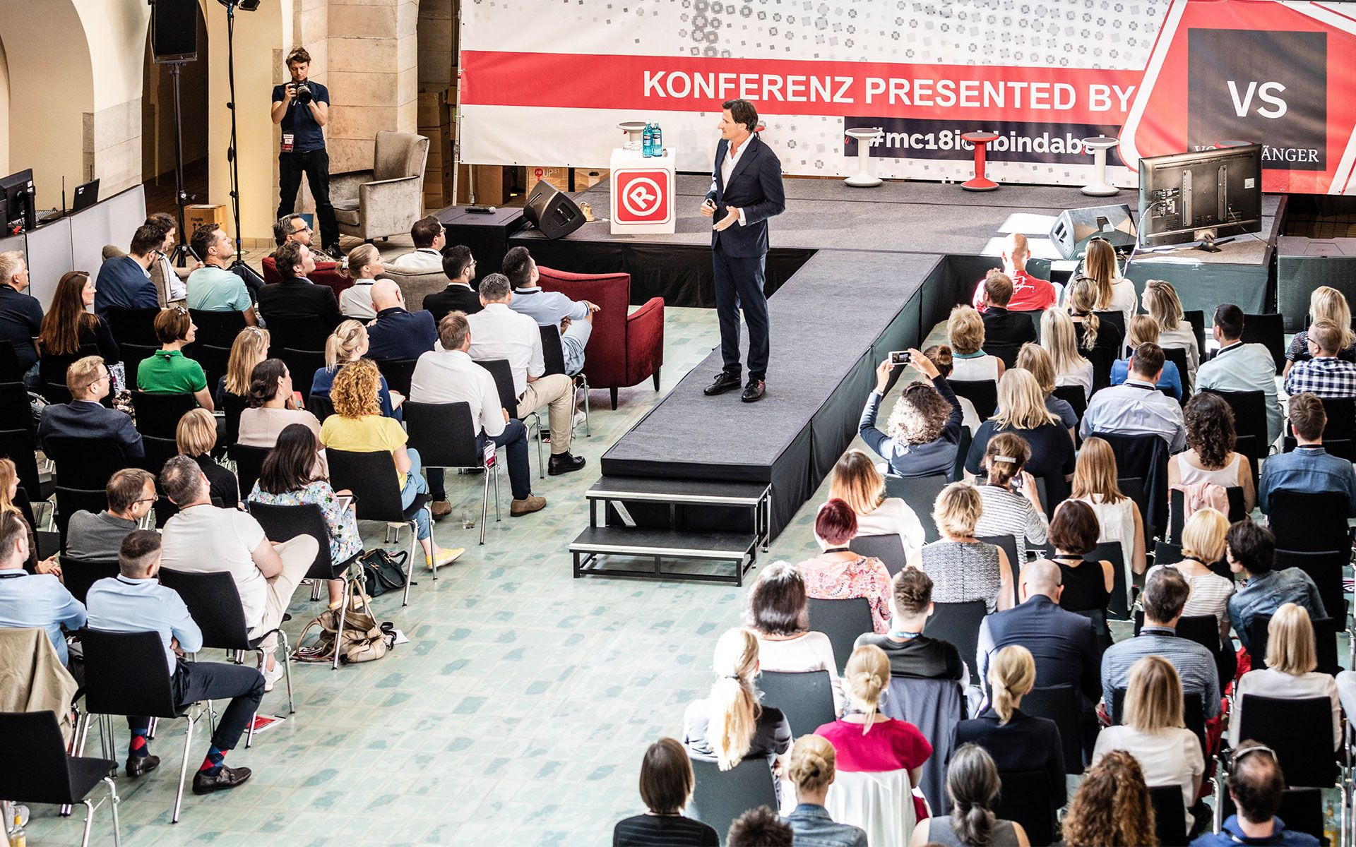 stay golden auf dem Markencamp 2018 in Berlin, Keynote Peter Martin