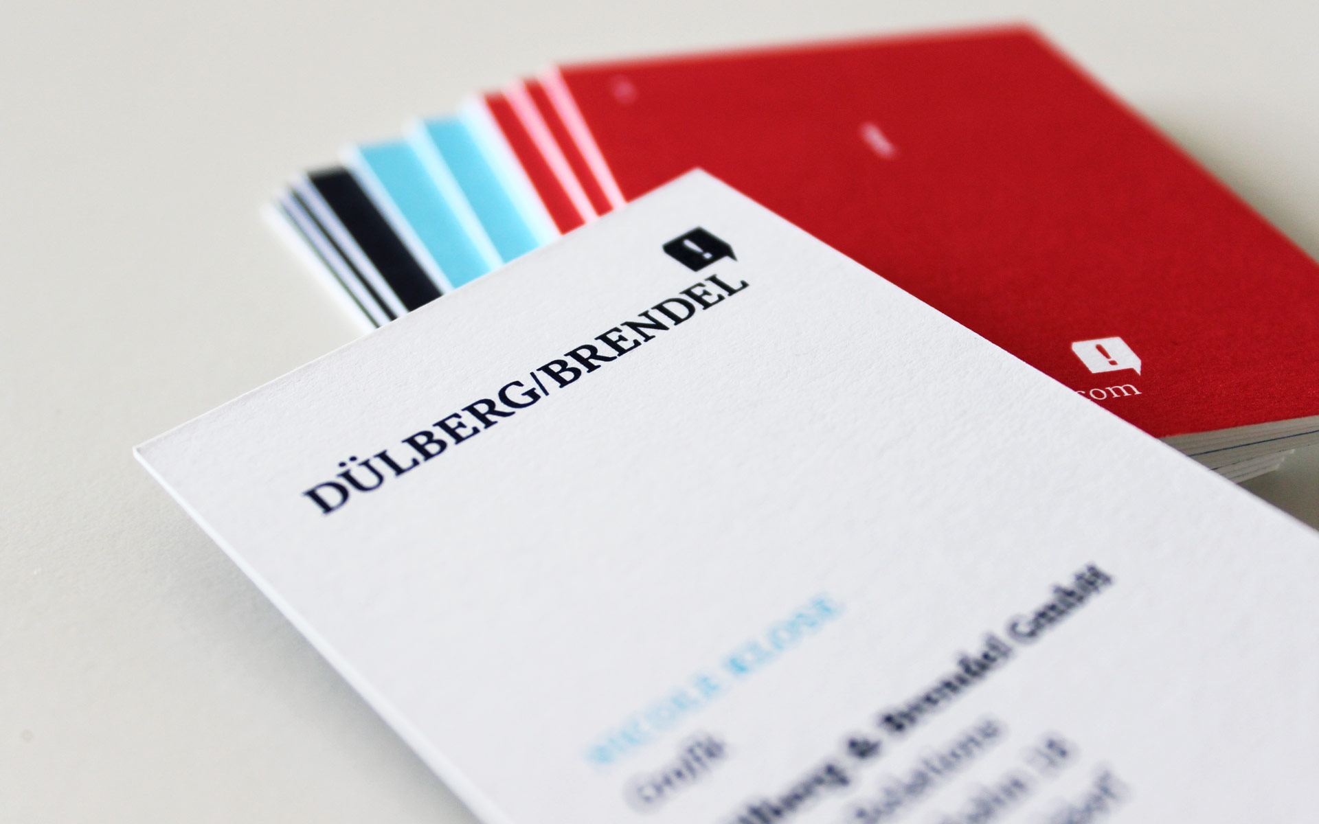 Dülberg & Brendel Corporate Design, Visitenkarte, Logotype