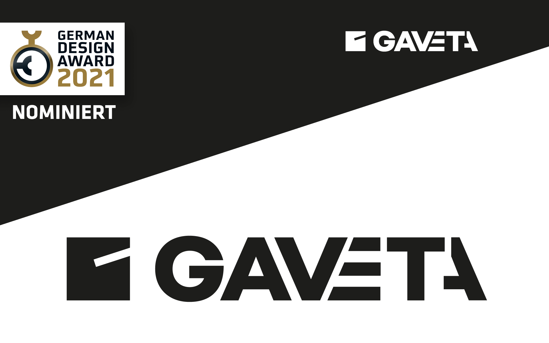 German Design Award Nominee, GAVETA-Logotype, Corporate Design