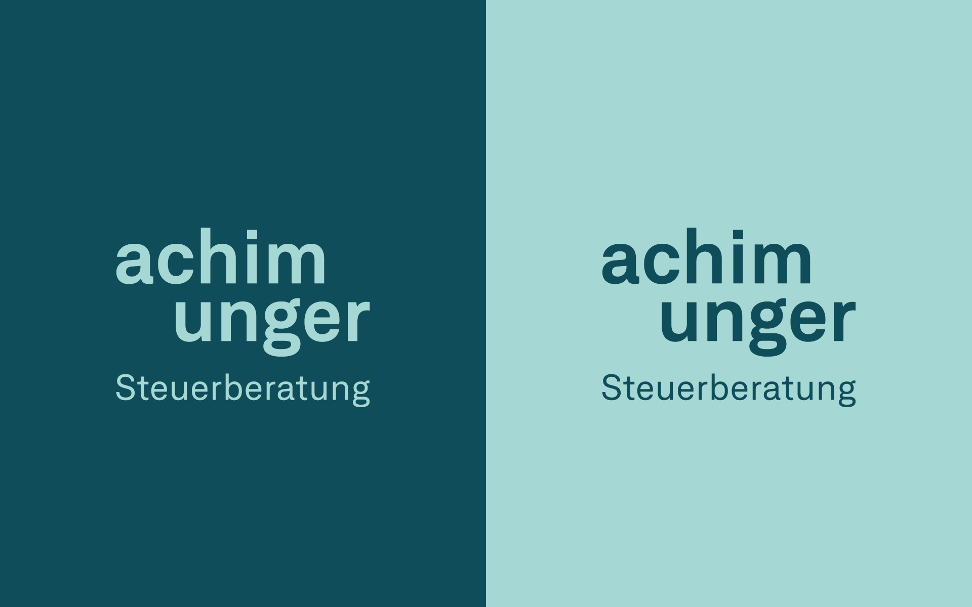 Logotype, Achim Unger Corporate Design